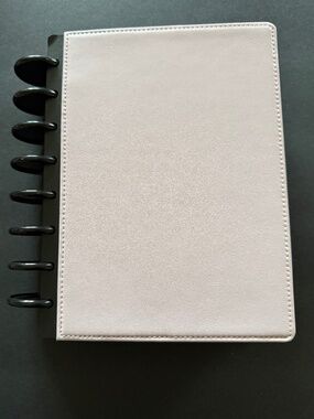 Tul Discbound Notebook:  Pink Leather-Junior Size-8 Discs